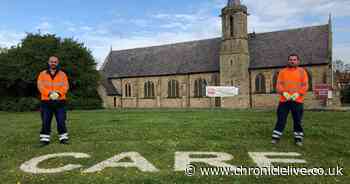 New displays supporting key workers brighten up roadsides across County Durham - Chronicle Live