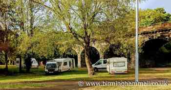 Travellers set up in Tamworth during lockdown
