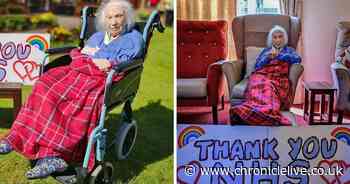 105-year-old former Whitley Bay nurse sends thanks to modern day NHS heroes