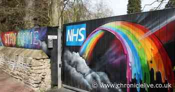 The touching story behind this incredible NHS rainbow mural