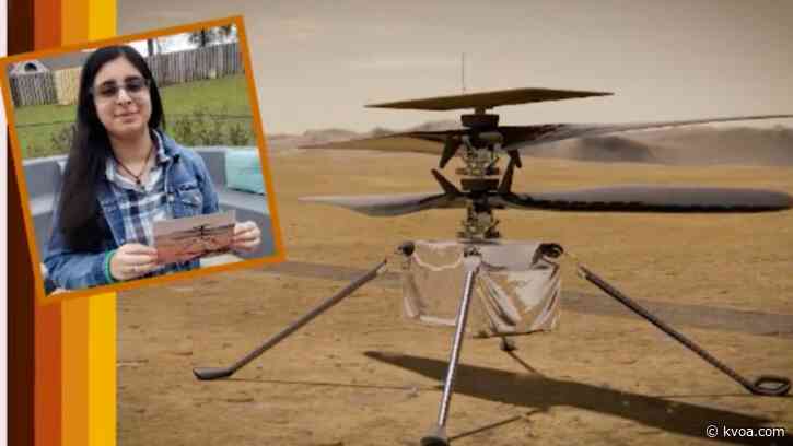 Alabama teen names NASA’s newest helicopter