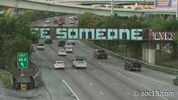 Iconic Houston 'Be Someone' graffiti returns on overpass - KTRK-TV