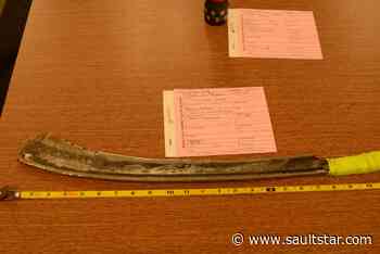 Man has homemade sword: POLICE