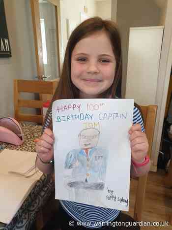 8-year-old girl donates her birthday money to Captain Tom's fundraiser