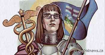 Artist designs inspirational tribute to Alberta’s top doctor ‘Our Lady Hinshaw’