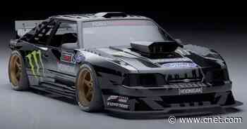 Ken Block's Hoonifox Ford Mustang looks killer and holds Batmobile DNA     - CNET