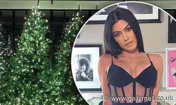Kourtney Kardashian shares images from her Christmas Eve party