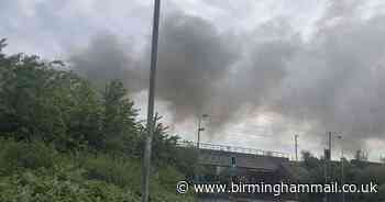 Motorists advised to avoid city area after large scrapyard fire