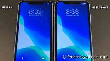 iOS 13.5 Beta 3 vs iOS 13.4.1 speed test (Video)