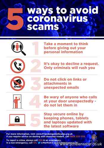 Advice to avoid Covid scammers - St Helens Star