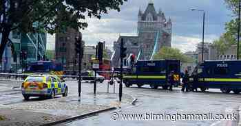 Tower Bridge sealed off by armed police over 'suspicious package'