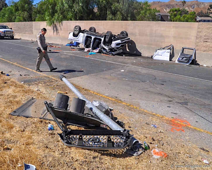 Who cleans up the debris after freeway crashes?