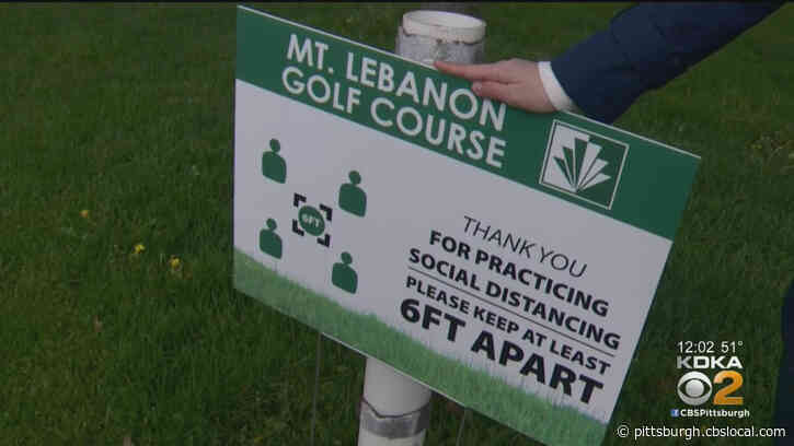 ‘One Rider, One Bag In A Cart’: Mt. Lebanon Golf Course Reopens With Big Changes In Place Due To Coronavirus Pandemic