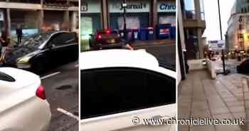 Danger driver who used his car as a weapon to send man flying is jailed