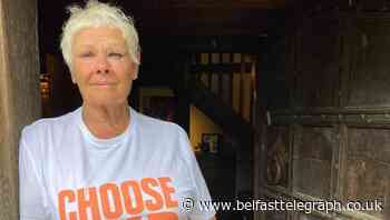 Dame Judi Dench backs Choose Love T-shirt fundraising campaign