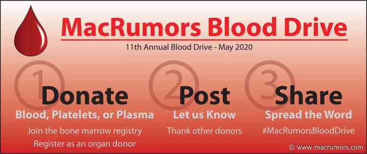 MacRumors 2020 Blood Drive