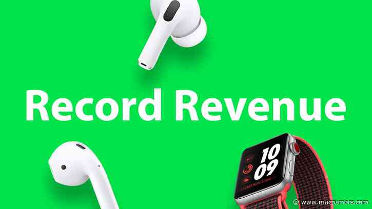 Apple's Wearables Category Sets New Quarterly Revenue Record