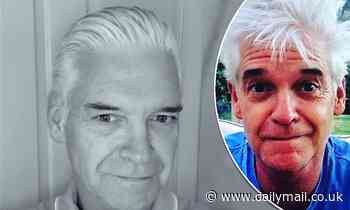 Phillip Schofield shows off his 'lockdown hair options' after slicking back his locks 