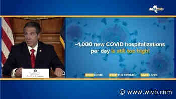 As number of people dying from COVID is declining, infection rate still needs to slow, Cuomo says