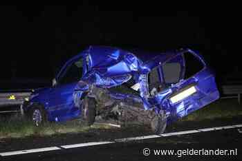 A30 tussen Barneveld en Lunteren helemaal dicht na ernstig ongeluk