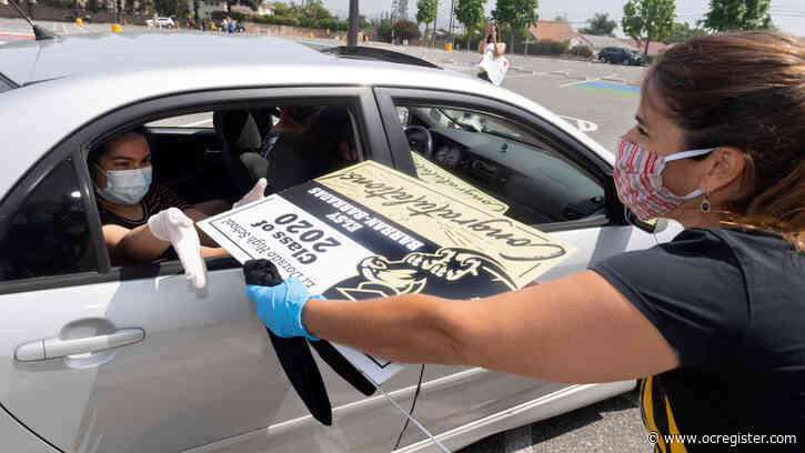 Signs of progress: Schools celebrate home-bound seniors with yard placards
