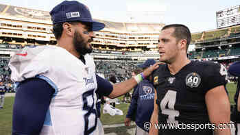 Derek Carr: Marcus Mariota signing 'doesn't even bother me one bit,' also unfazed by Tom Brady pursuit