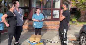 Amir Khan pays a visit to key workers in Bolton to drop off drinks and sanitisers - Manchester Evening News