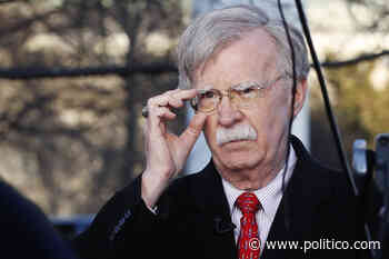 Bolton book release pushed back again, to late June - POLITICO