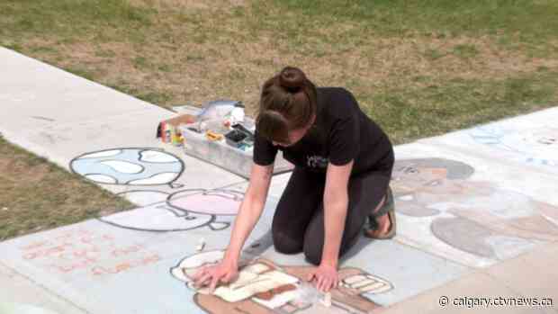 Lethbridge artist brightens up streets and hearts during COVID-19 pandemic