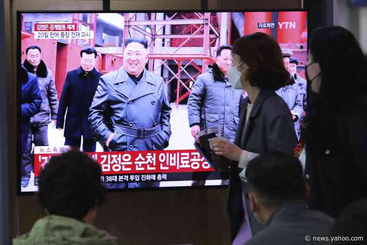 NKorea's Kim Jong Un appears in public amid health rumors
