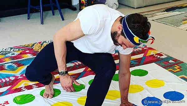 Jamie Dornan Plays Solo Twister While Celebrating His Birthday!