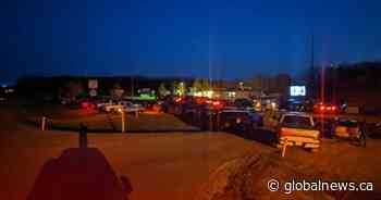 Makeshift drive-in movies get another chance in central Alberta community