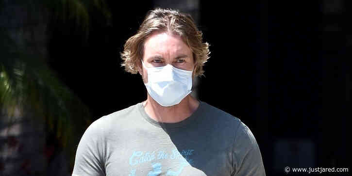 Dax Shepard Wears New Arm Brace While Running Errands in LA