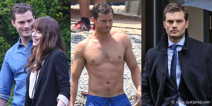 Celebrate Jamie Dornan's Birthday With These Flashback Photos from the 'Fifty Shades' Set!