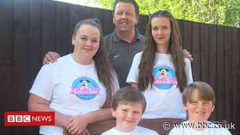 Coronavirus: Siblings' cycle challenge for 'hero' keyworker dad