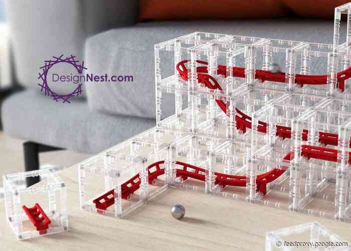 MagnetCubes magnetic marble run hits Kickstarter