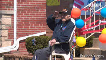 WWII veteran gets 96th birthday parade