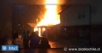 Incendio estructural deja una persona muerta en sector de Coronel - BioBioChile