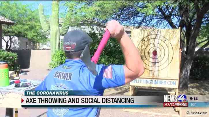 Coronavirus: Virtual Ax-Throwing Competition connecting Tucson with the world