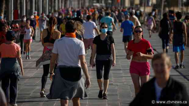 Spaniards race out for first open-air exercise since mid-March