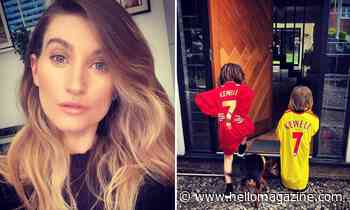 Charley Webb shares look inside contemporary Yorkshire home with sweet family video