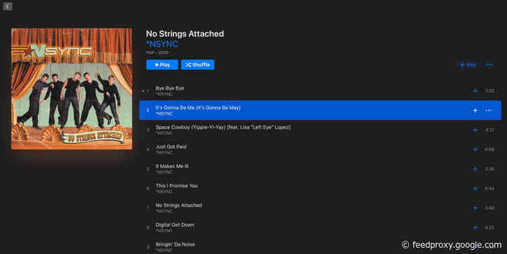 NSYNC celebrates viral ‘It’s Gonna Be May’ meme by changing title on Apple Music