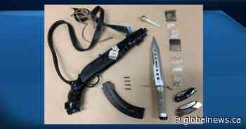 Grande Prairie RCMP charge pair after sawed-off rifle, knife found during traffic stop