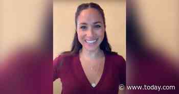 Watch Meghan Markle give pep talk to woman before job interview
