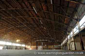 Inside the former hangers at Burtonwood Airbase - Warrington Guardian