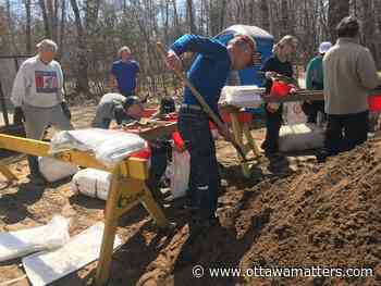 Spring runoff increasing rapidly in Ottawa Rivers' northern and central basins due to ongoing precipitation, snowmelt - OttawaMatters.com