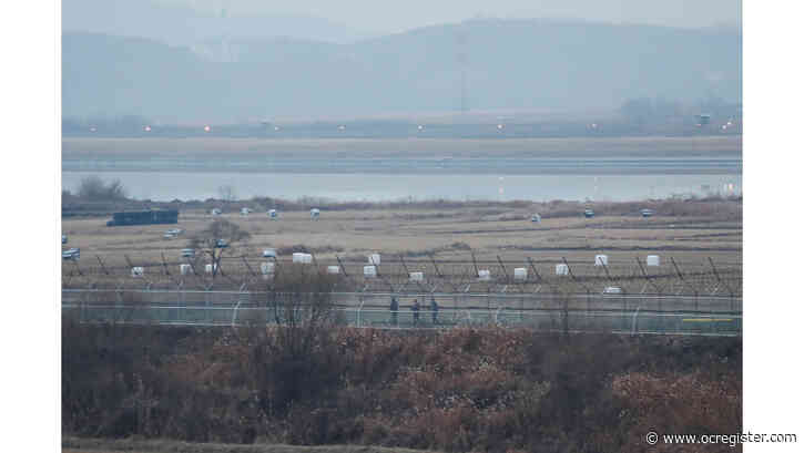 South Korea says troops exchange fire with North Korea along border