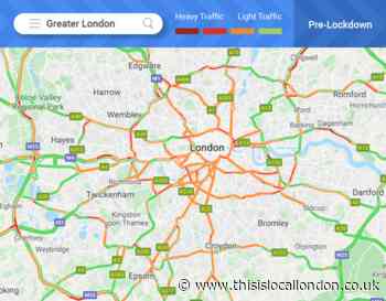 Drop in London road traffic after coronavirus lockdown - Google data