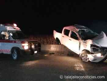 3 lesionados en aparatoso accidente en carretera Guadalajara Ameca a la altura de Buenavista del Cañedo, Jalisco. « REDTNJalisco - Tala Jalisco Noticias