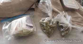 Police seize cash and cannabis following suspected drug deal